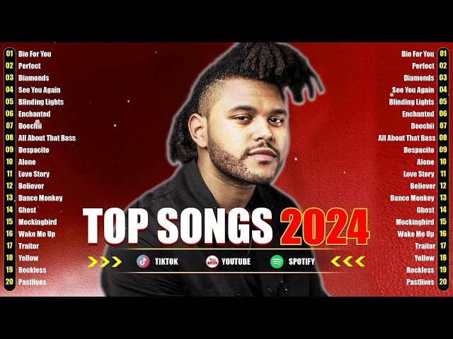 Top 40 Songs 2024 🪔 The Weeknd, Bruno Mars, Dua Lipa, Maroon 5, Rihanna 🪔 Pop Songs 2024