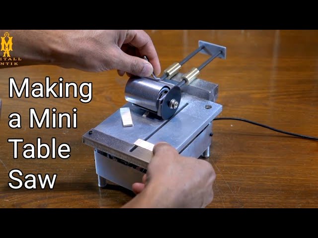 Making a Mini Table Saw ( Powerful and practical )