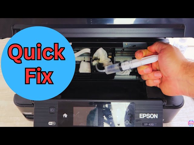 Epson XP-420 How To Unclog Printhead