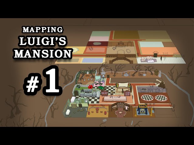 My Favorite Nintendo Game! | LUIGI'S MANSION MAPPING #1