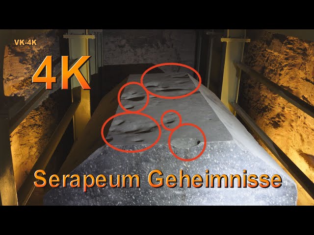 Serapeum Sakkara in Ägypten mit Megalith Sarkophagen,  - Prä Astronautik? Teil 5/17