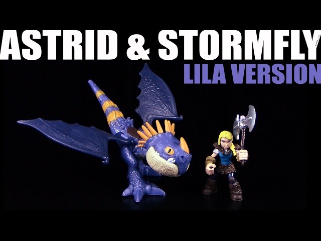 Dragons - Astrid & Stormfly - Race To The Edge - Repaint / violett