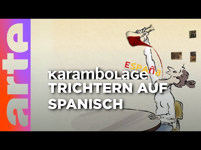 Der Porrón: Weinvergnügen mal anders | Karambolage España | ARTE