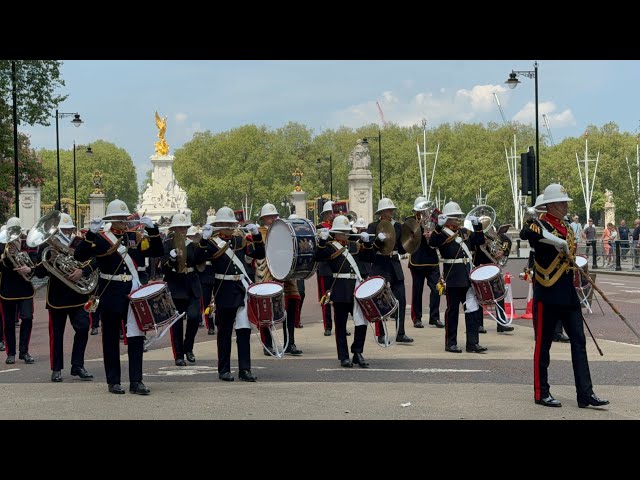 The Band of HM Royal Marines Collingwood - Graspan Parade May 2024
