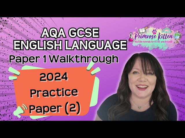 AQA | GCSE English Language | Paper 1 | 2024 Practice Paper | Set 2