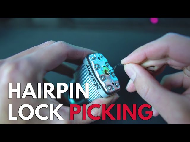 Learn How to Pick a Lock Using Hair Pins