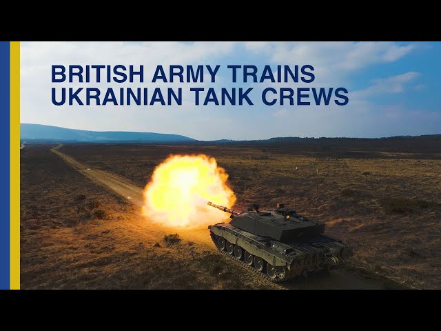 British Army trains Ukrainian Tank Crews on Challenger 2 (Documentary)