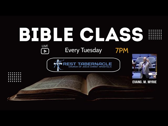 Tuesday Bible Study - March 12th, 2024