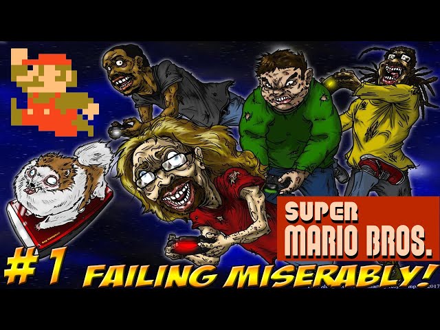 NES: The Doods Fail Miserably at Super Mario Bros. Part 1 - YoVideogames