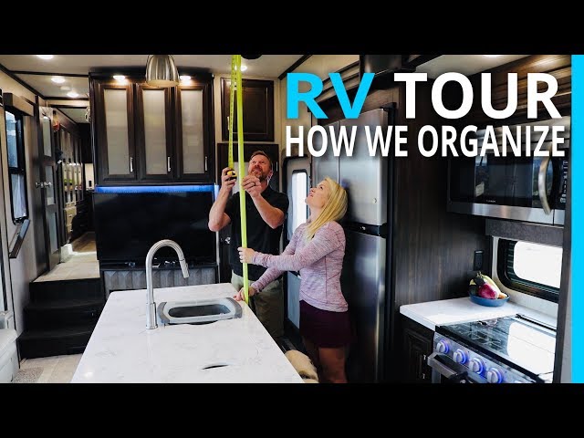 RV TOUR: How We Organize Our Grand Design Momentum 399TH