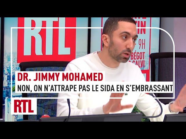 Dr Jimmy Mohamed : non, on n'attrape pas le VIH en s'embrassant