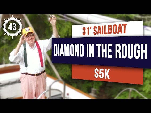 $5K Project Sailboat for sale! Tripp 31 | EP43 #sailboattour #sailboatreview