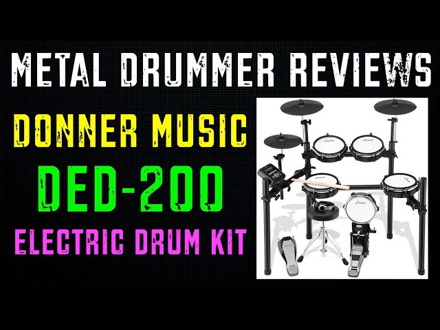 Metal Drummer Reviews DONNER DED-200 Electric Drum Kit