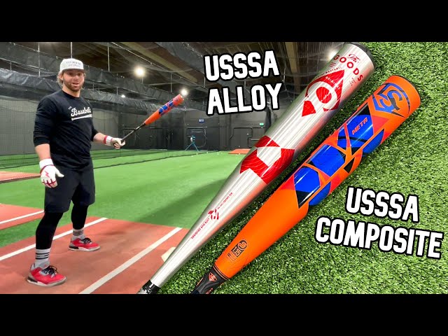 USSSA Composite vs. USSSA Alloy - Which is hotter? Hittrax Exit Velo Testing