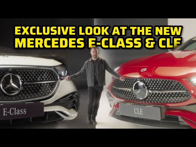 2024 Mercedes E-Class & CLE - Reveal, Walk-Around and Engines