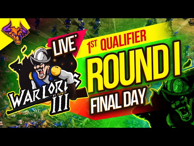 WARLORDS 3 Qualifier ONE Round One FINAL DAY