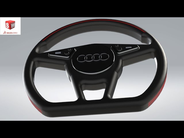 Advanced Modelling: Audi Steering Wheel Designing Step-by-Step Tutorial || HINDI