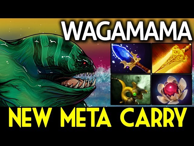 Wagamama DOTA 2 7.07 [Tidehunter] New Meta Carry Build