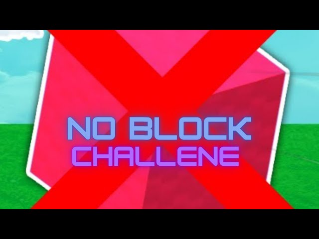 No block challenge in Roblox Bedwars