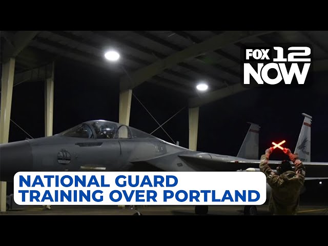 LIVE: National Guard training missions taking place over Portland