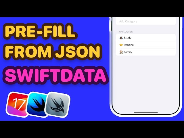 How To Use JSON To Preload SwiftData ModelContainer 👀 | SwiftData Tutorial | #6