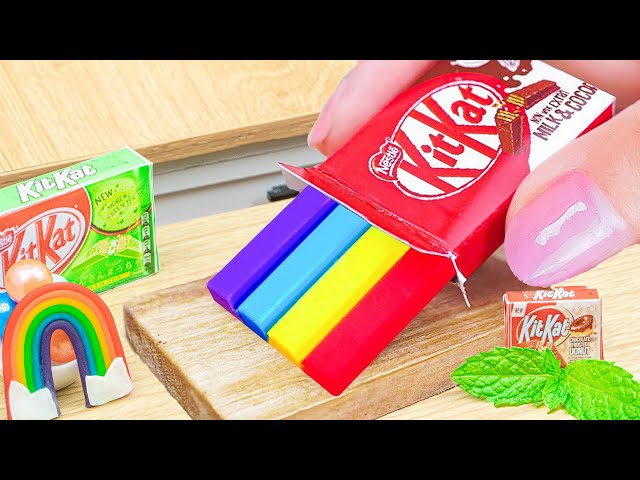 Best Of Miniature Rainbow Kitkat Cake 🍫 1000+ Miniature Cake Decorating😍Chocolate Cakes Recipes