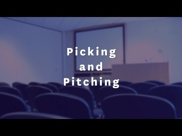 Health, Technology & Engineering at USC: Picking and Pitching
