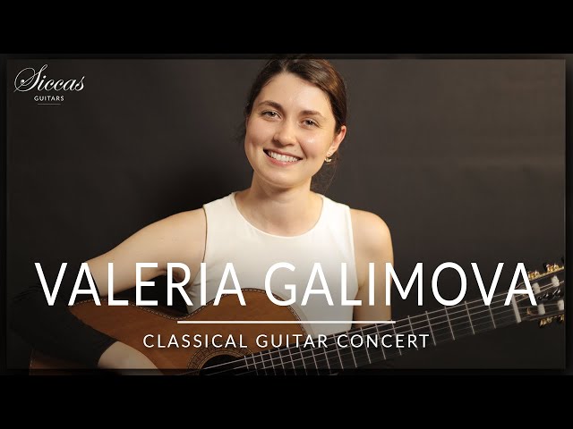 VALERIA GALIMOVA - Classical Guitar Concert | Torroba, Tedesco, Scarlatti & More | Siccas Guitars