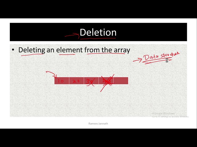 Array Operation in C| Programming in C | Lecture 76