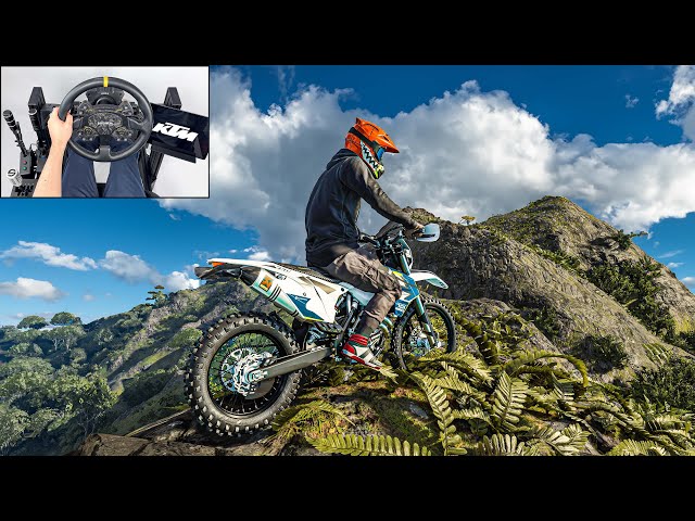 KTM 450 EXC | OFFROAD Dirt Bike | The Crew Motorfest | Steering Wheel Gameplay