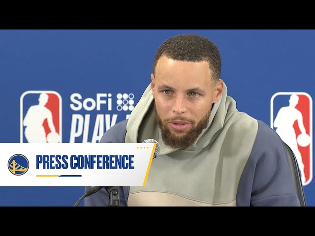 Stephen Curry Recaps Warriors Play-In Tournament Loss to Kings | April 16, 2024