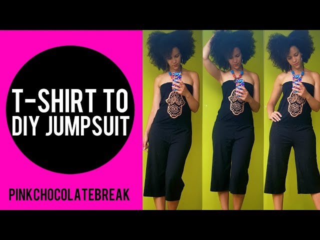 🇹🇷 T-SHIRT TO DIY JUMPSUIT in 20min 🇹🇷 Turkey Inspired T shirt Transformation Ep 6