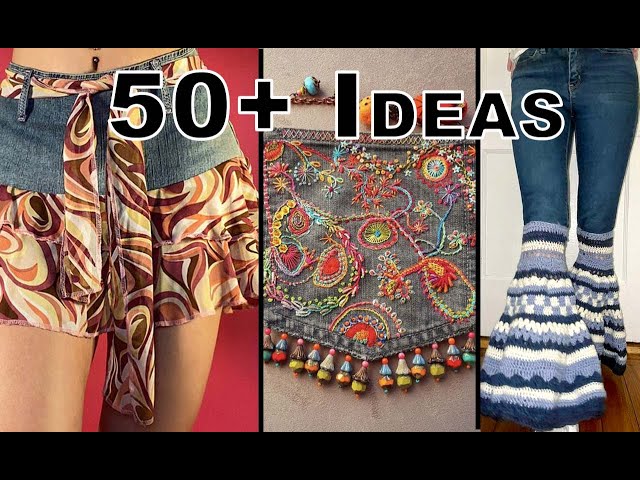 50+ Jeans Upcycle DIY Ideas