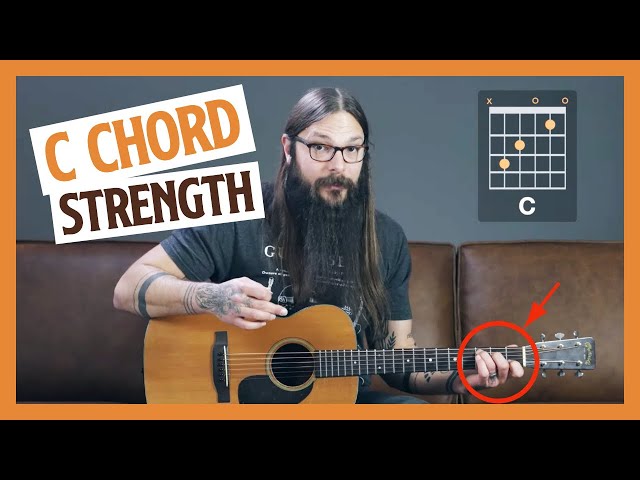 FUN C Chord Strength Exercise [beginner guitar lesson]