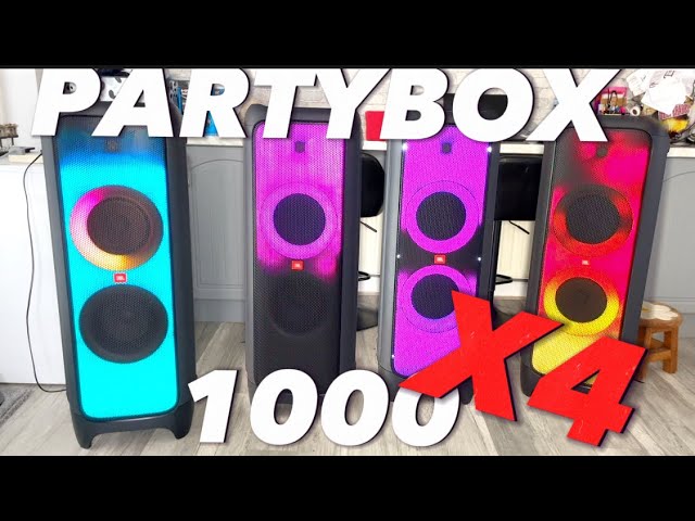 JBL PartyBox 1000🔊 x4 #jbl