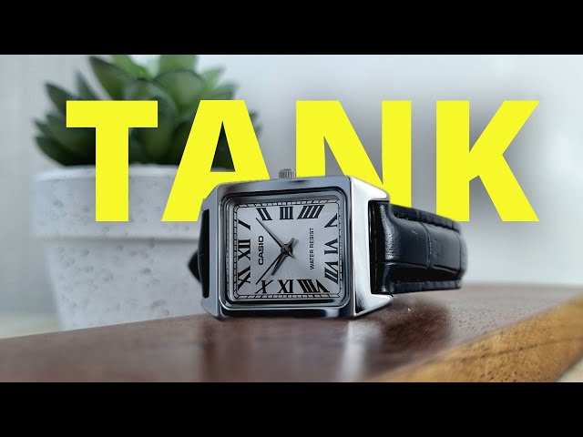 (Under $20!) Cheapest Cartier Tank Alternative You'll Ever Find - Casio LTP V007 Watch Review