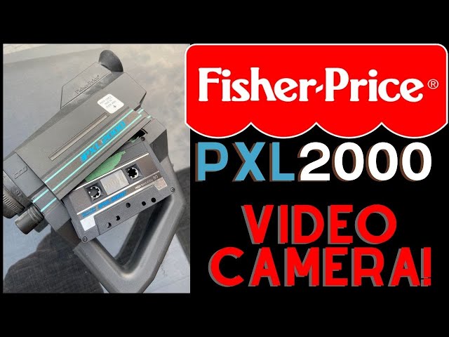 Fisher Price PXL 2000 A RARE video camera that records to cassettes #shorts