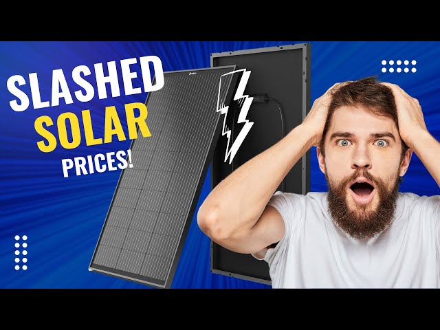 Solar Power DEAL: 50% Off NEW Calpha Solar Panels!