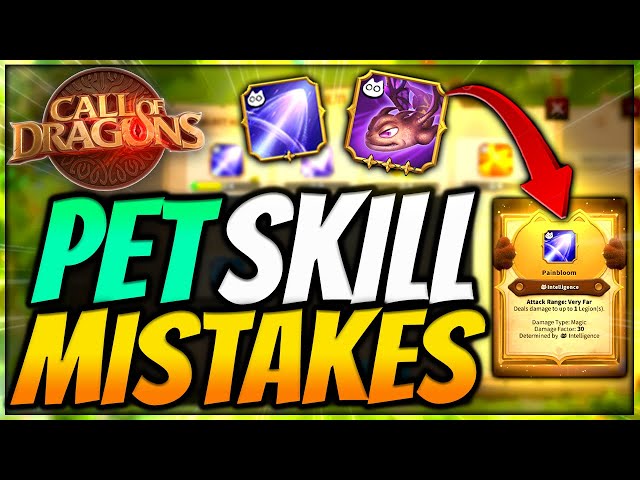 NEW Pet Skill System Tips - AVOID MAKING THESE MISTAKES - Call of Dragons
