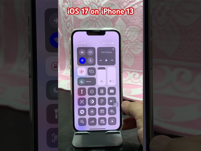 iOS 17 Available on iPhone 13 install Now iOS 17 #shorts #ios17 #iphone13