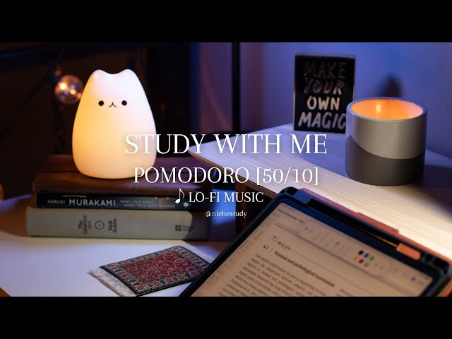 3-HOUR STUDY WITH ME 💫📖 [50/10] POMODORO | CHILL LO-FI 🎶