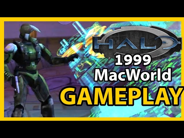 Halo 1999 MacWorld GAMEPLAY!!! Digside Showcase