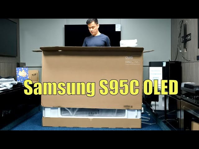 Samsung S95C Unboxing the immersive QE55S95C OLED TV
