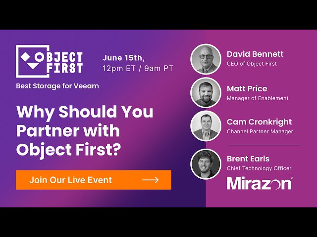Why Should You Partner with Object First?