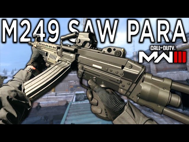CQC Loadout M249 SAW Para & R870 MCS - Modern Warfare 3 Multiplayer Gameplay