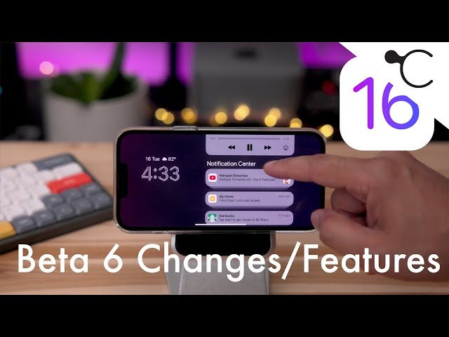 iOS 16 beta 6 (public beta 4) - changes and features