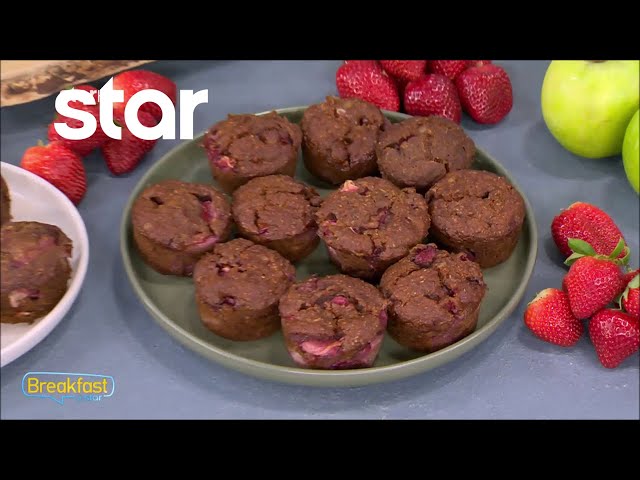 Muffins φράουλας ολικής άλεσης | Σταύρος Βαρθαλίτης