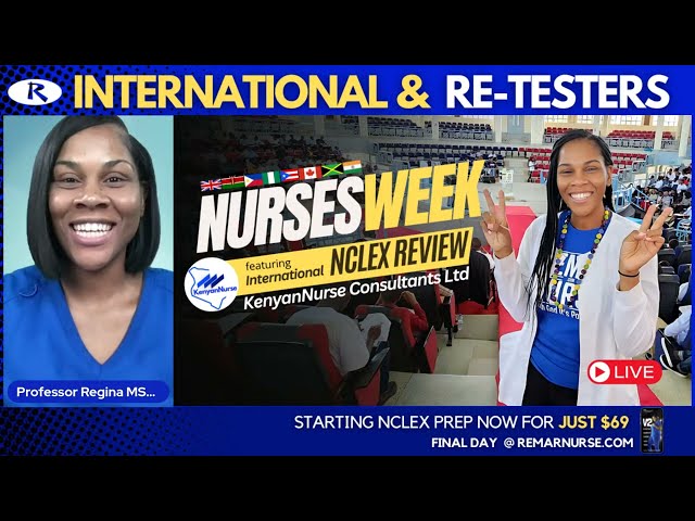 Nurses Week NCLEX Review for International Nurses & Repeat-Testers (Bonus Edition)