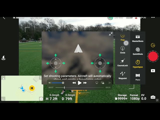 DJI Mini 3 Pro Waypoints - Waypoints with drone