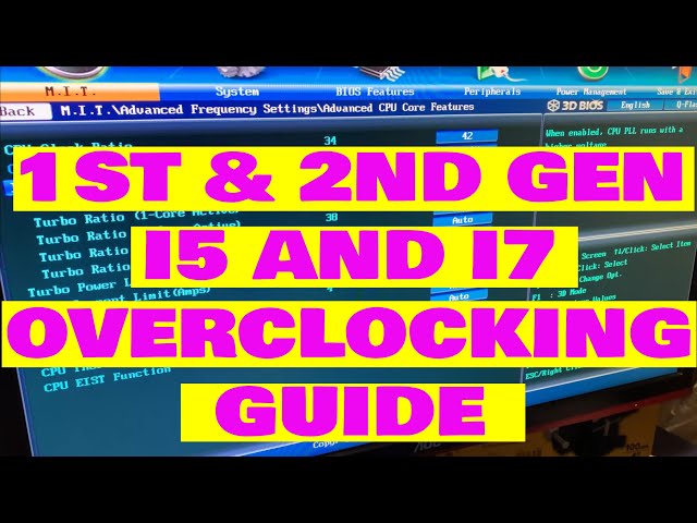 How to overclock EVERY Intel 2nd & 3rd Gen CPUs - i5 3570K overclock Gigabyte GA-Z77-DS3H